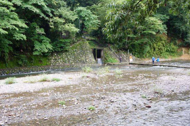 高麗川でキャンプ