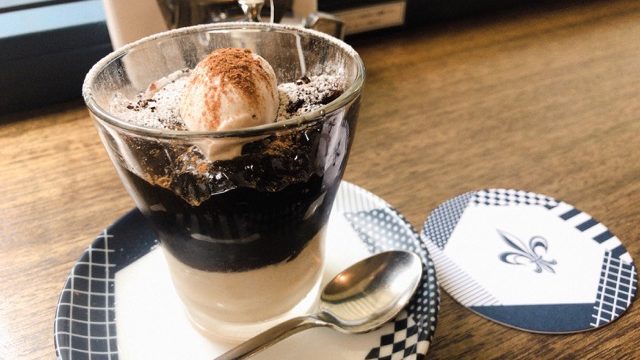 コーヒーハウスニシヤの期間限定のコーヒーゼリー