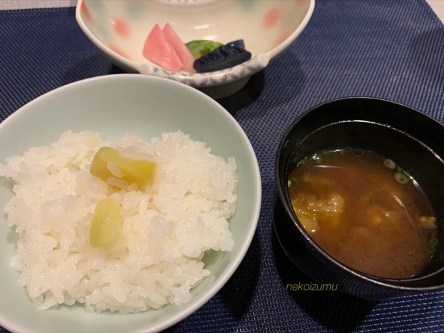 和奏林の夕食