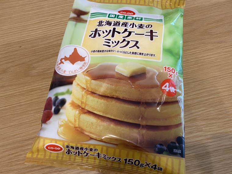 おうちコープのホットケーキミックス